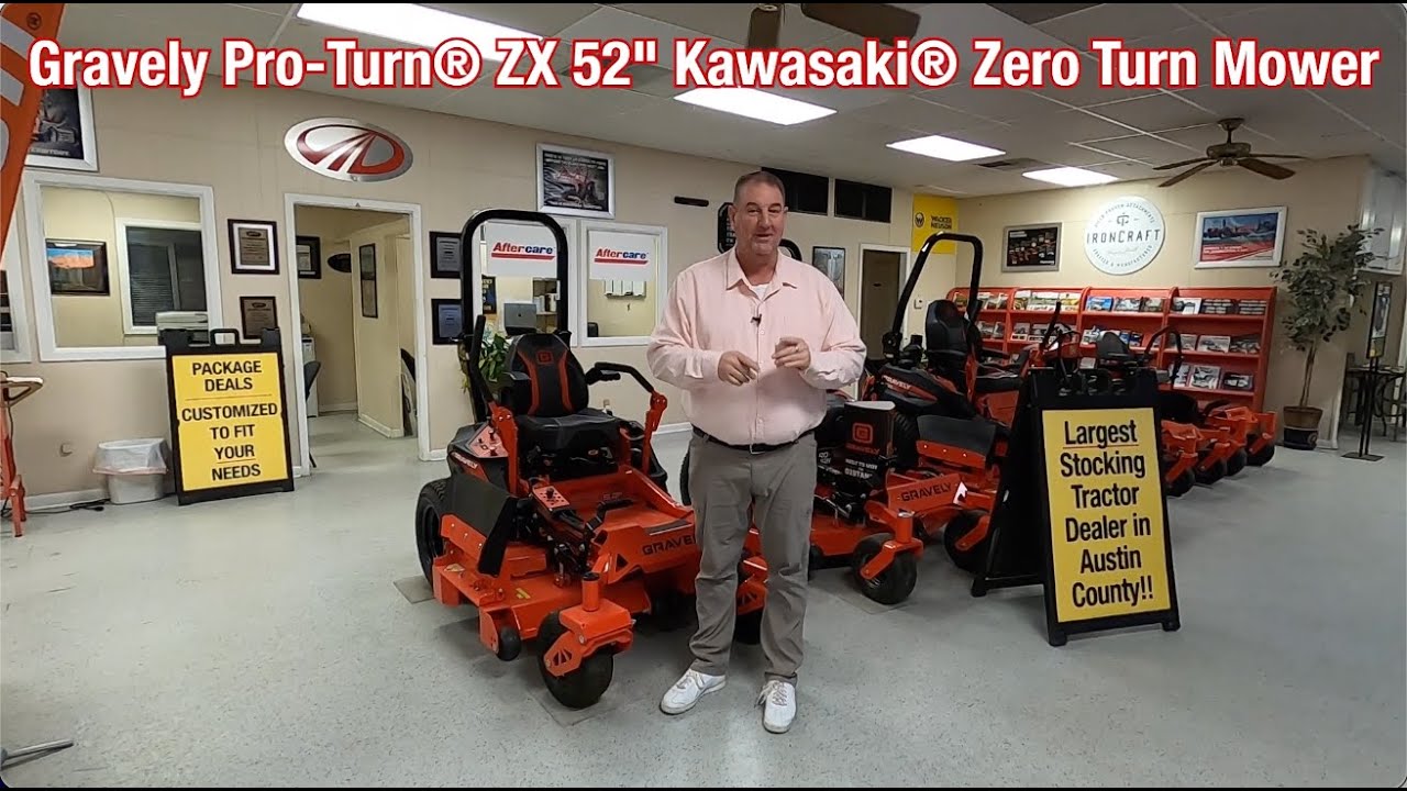 Gravely 991288 Pro Turn® ZX 52 Kawasaki® FX691V Zero Turn Mower