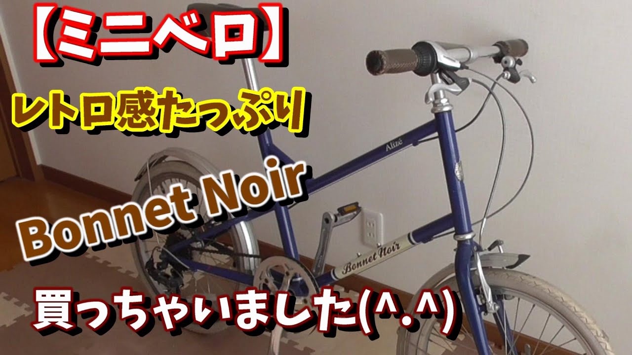 ミニベロ】オシャレなボネノワール（Bonnet Noir)のオーバーホール始め