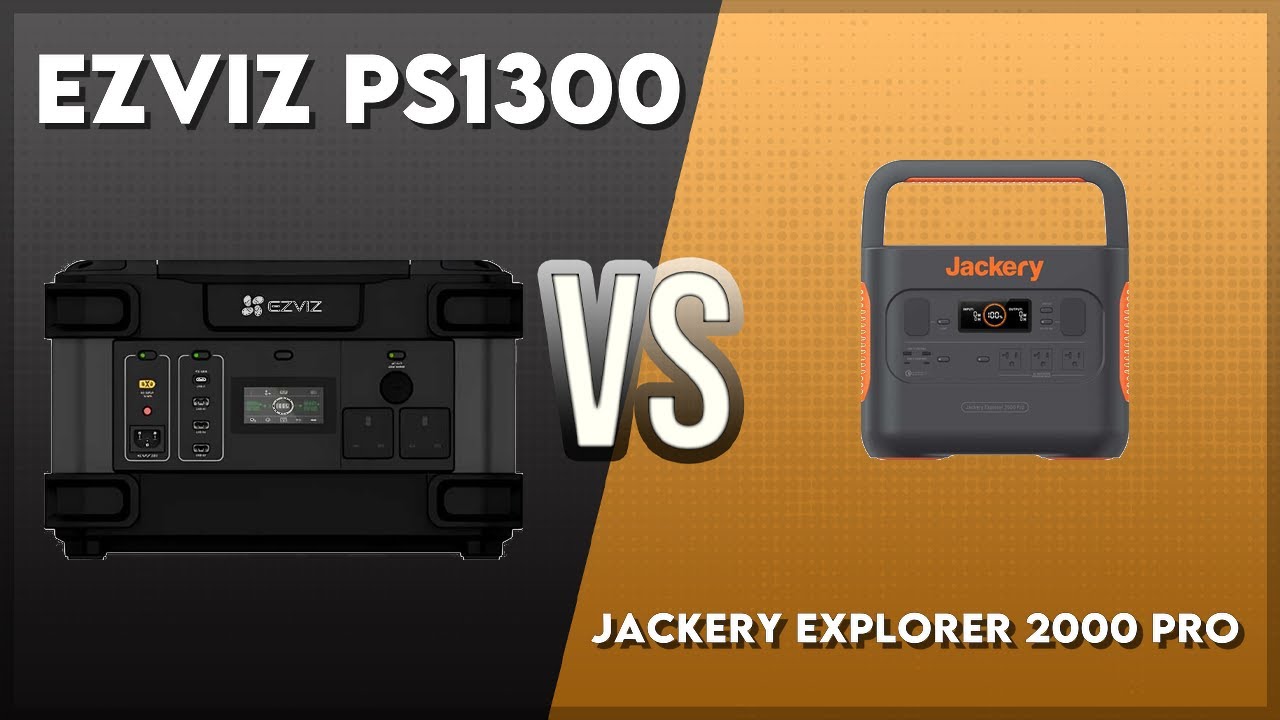 Ezviz PS1300 vs Jackery Explorer 2000 Pro Technical Comparison
