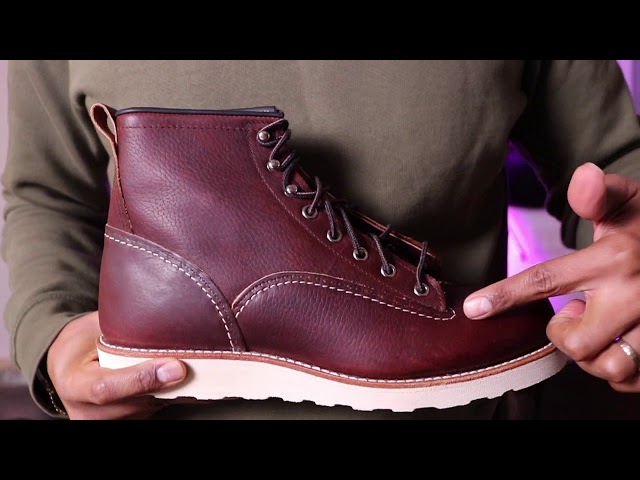 Red Wing 2906 Lineman in Briar Oli Slick Leather - YouTube