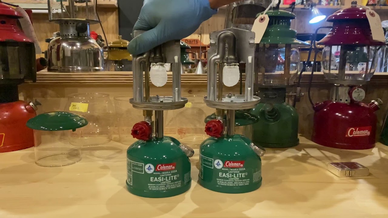 Jan.1983s Coleman Canada 222A EASI-LITE 点火動画 take.2 - YouTube