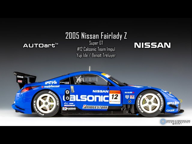 1:18 AUTOart 2005 Nissan Fairlady Z #12 Calsonic Team Impul