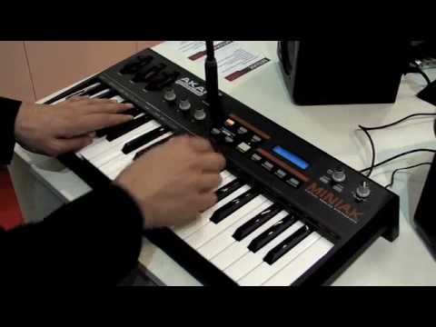 AKAI MINIAK Musikmesse 2009 - YouTube