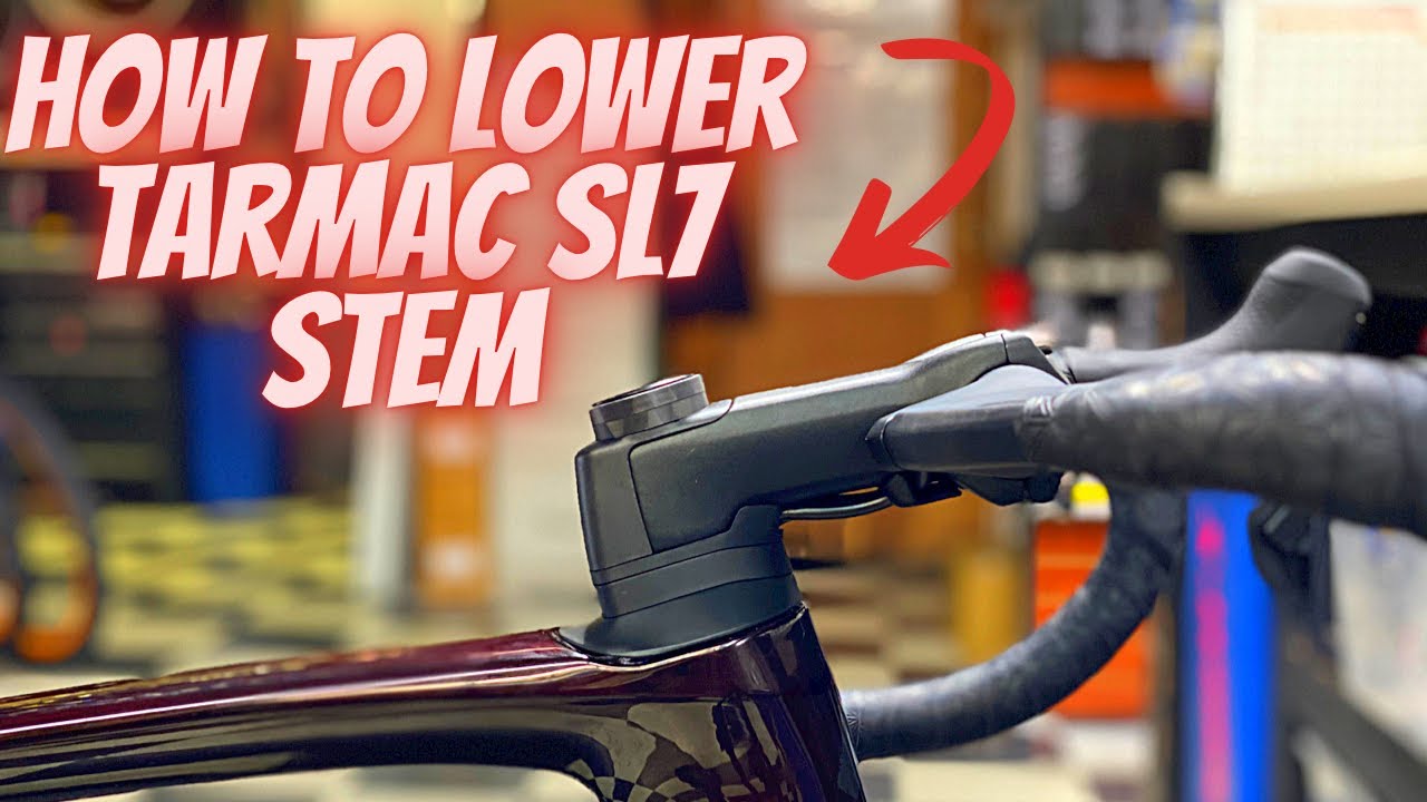 HOW TO* LOWER SPECIALIZED TARMAC SL7 STEM AT HOME WITH THE PARTS