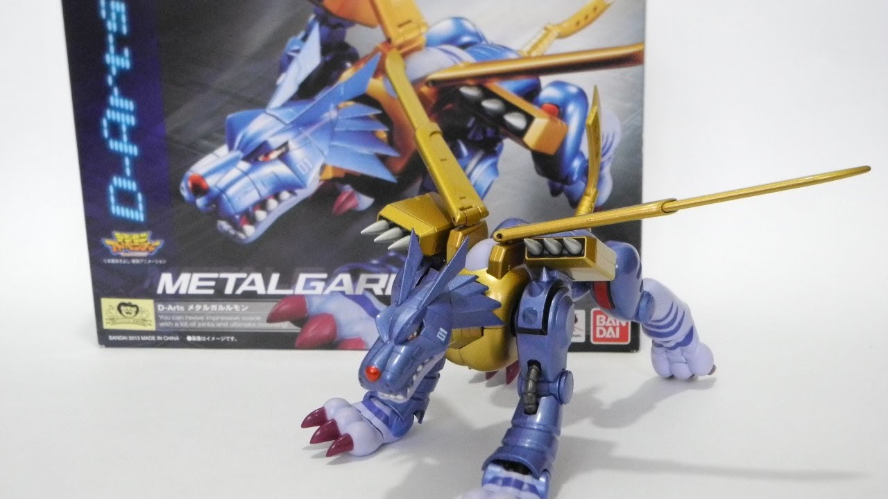 Bandai D-Arts Figure Metalgarurumon Limited Editionメタル