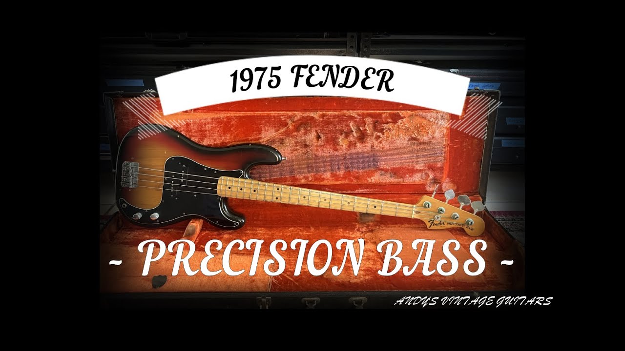 1975 FENDER PRECISION BASS - Andy's Vintage Guitars - YouTube