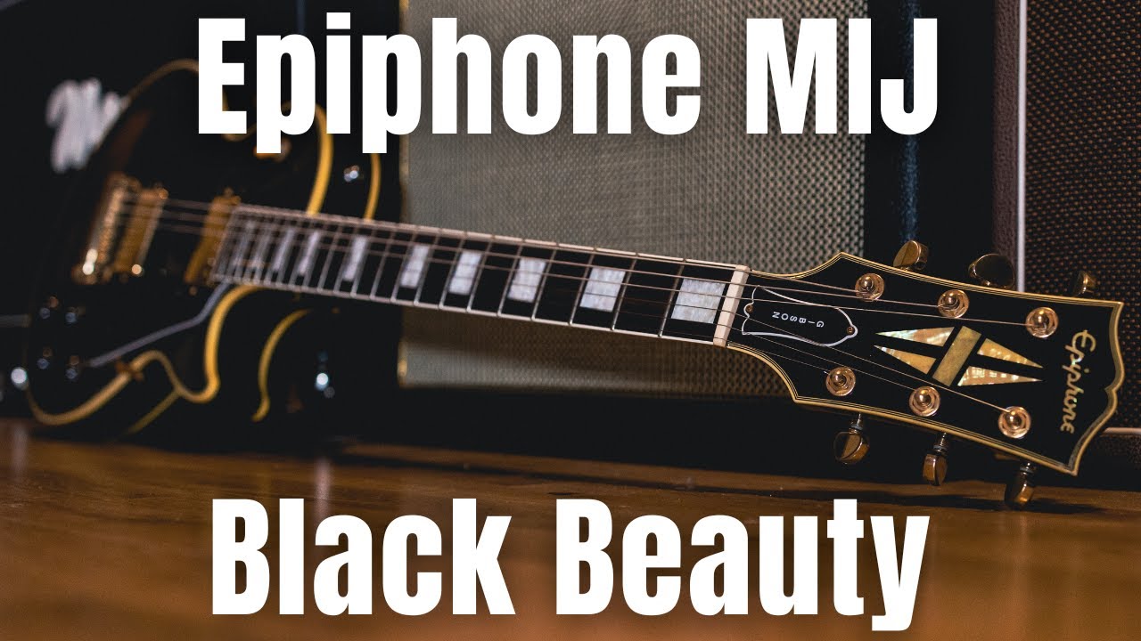 Epiphone Les Paul Custom Made in Japan - YouTube