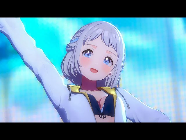 学園アイドルマスター MV 4K】キミとセミブルー【学マス 葛城リーリヤ