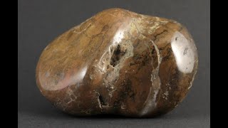 津軽錦石 原石 磨き 314g｜天然石 原石 通販のキラリ石