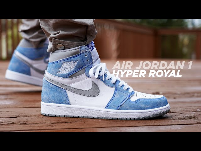 Air Jordan 1 HYPER ROYAL Review & On Foot - YouTube