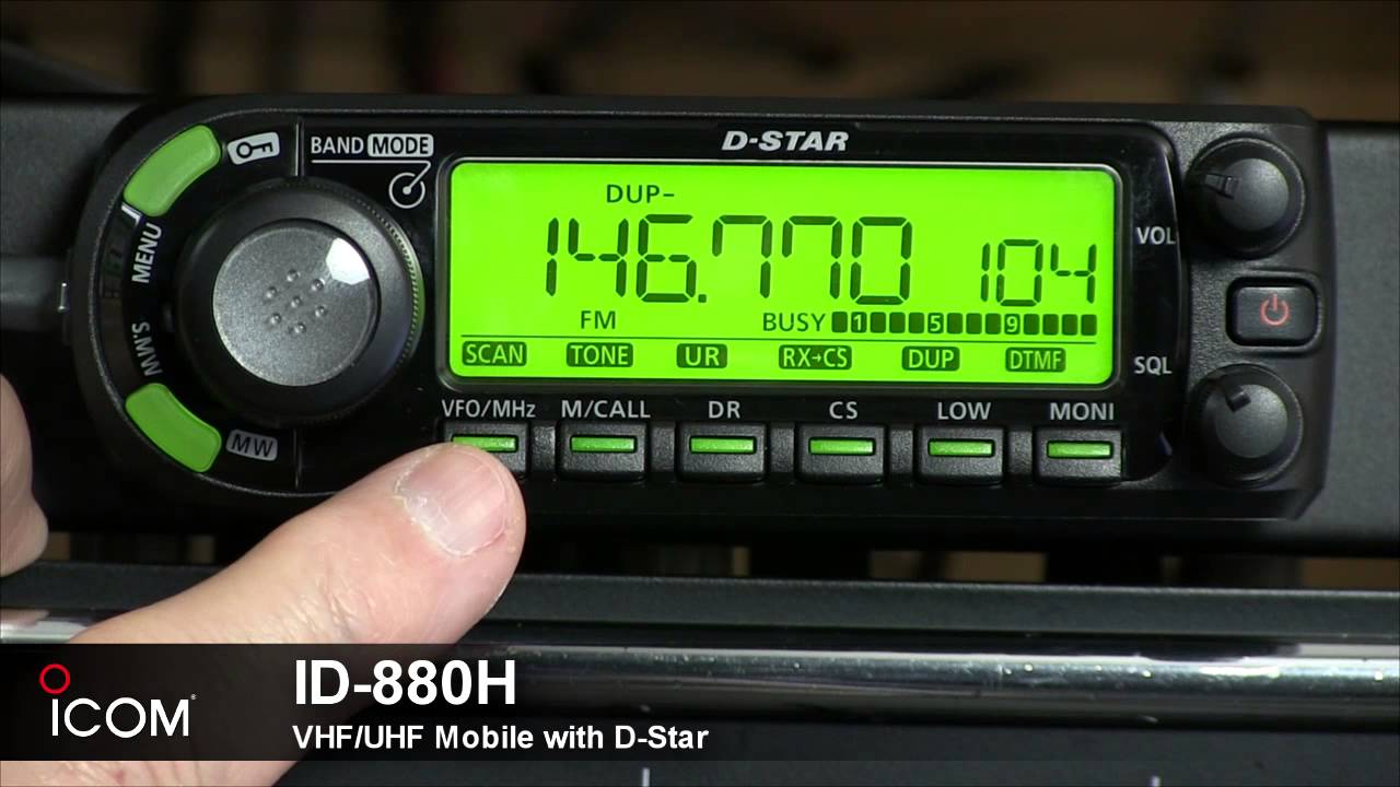 ID-880H - The D-STAR Compatible Mobile Companion of the IC-80AD