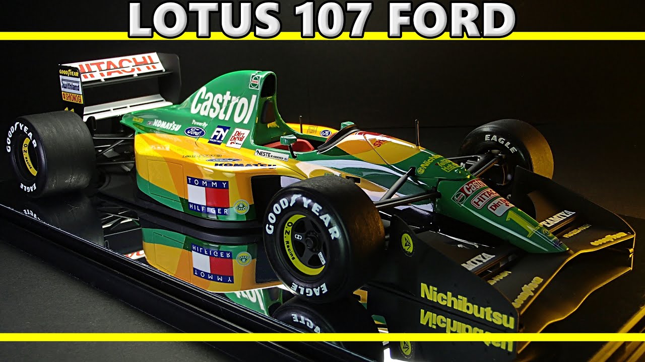 LOTUS 107 FORD / Mika Hakkinen / TAMIYA 1/20 Formula1 / Scale