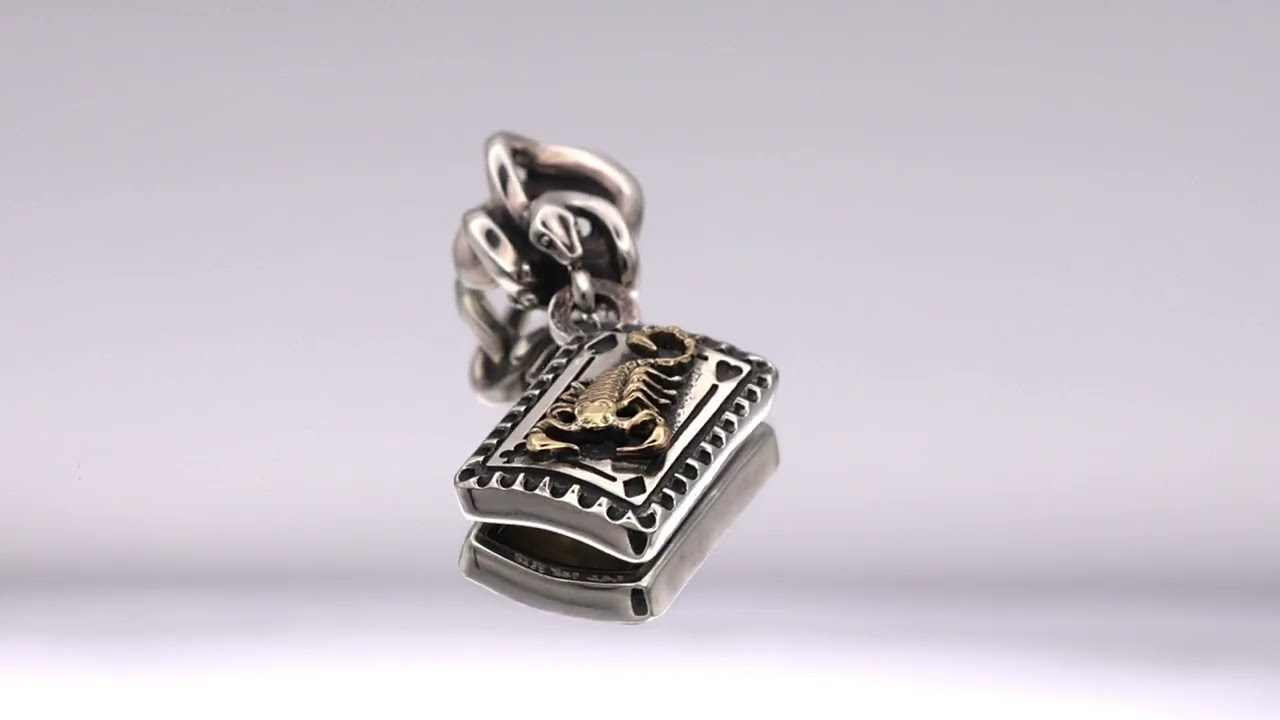 OMC-Scorpion K18-heavy Trump-Snake-Pendant/F.A.L（シルバー