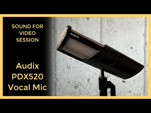Sound for Video Session: Audix PDX520 Dynamic Vocal Microphone