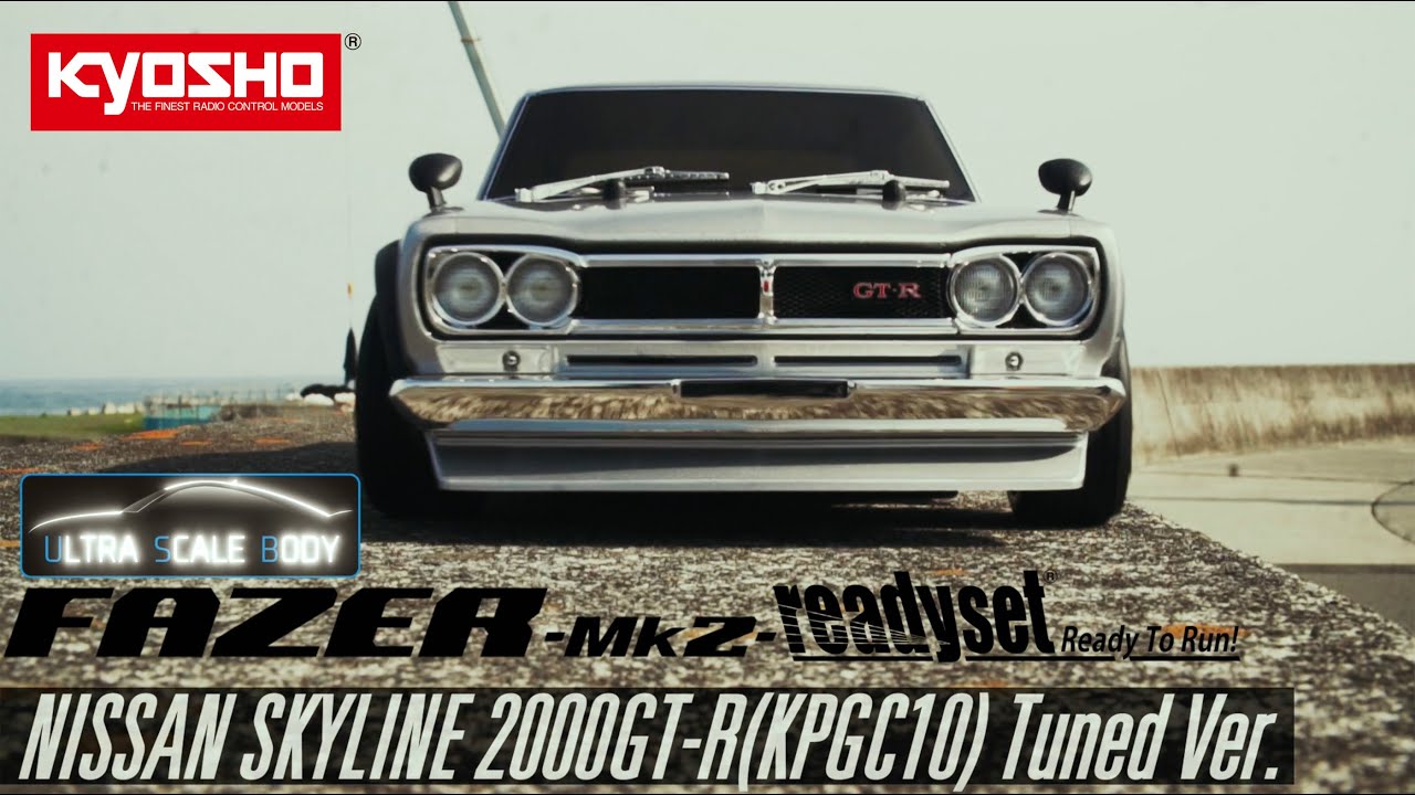 1/10 EP 4WD フェーザーMk2 FZ02 日産 スカイライン 2000GT-R(KPGC10
