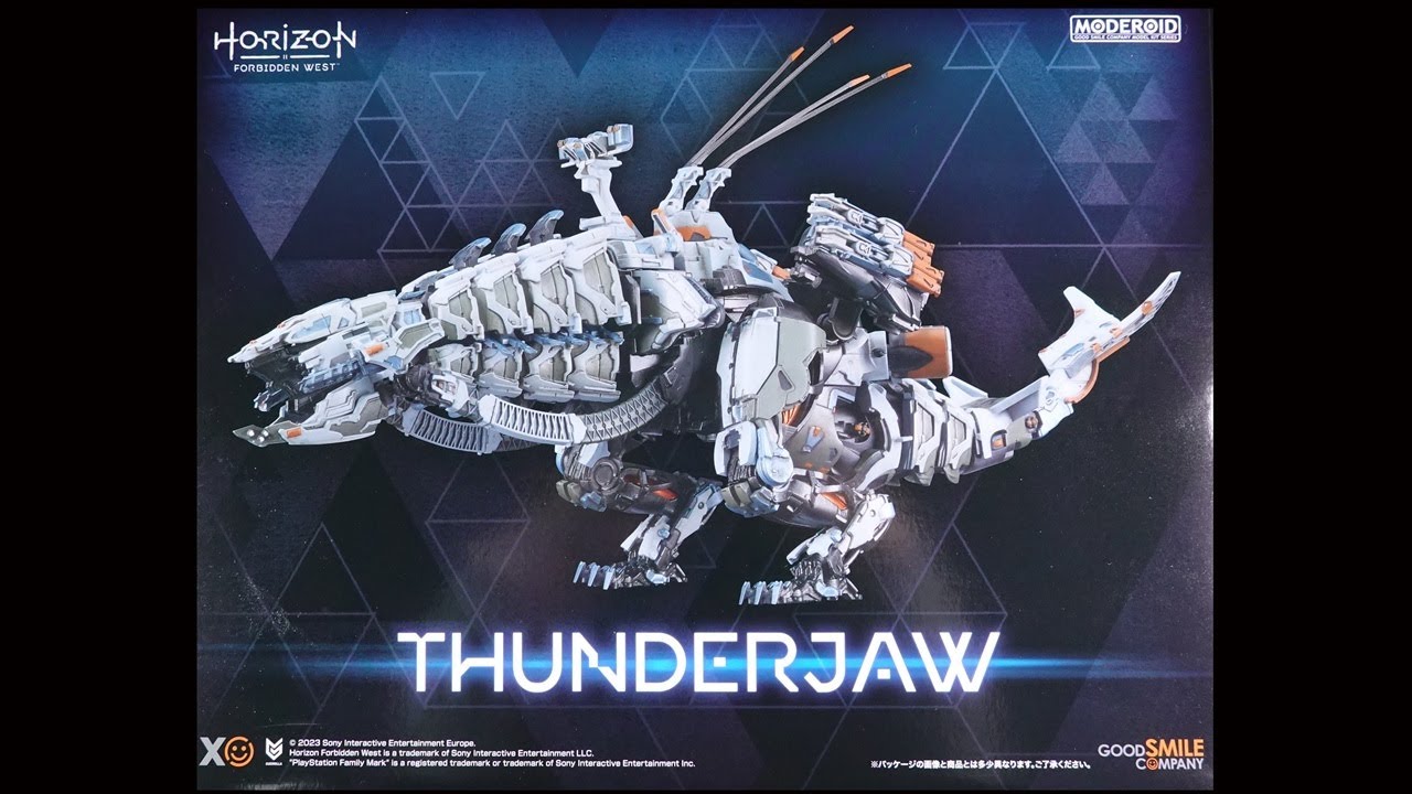 Introducing MODEROID / HORIZON THUNDERJAW Plastic Model - YouTube