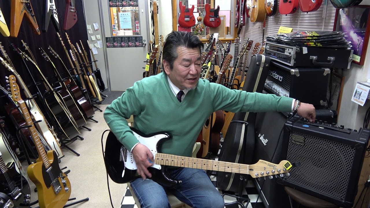 Fender Mexico ジミヘンモデル風（レフティーを右仕様） - YouTube
