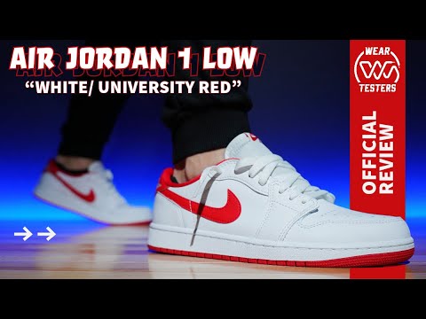 Air Jordan 1 Low OG University Red - YouTube