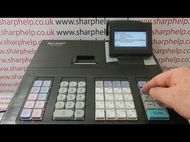 Reset Or Clear Electronic Journal EJ Sharp XE A177 / XEA177 / XE