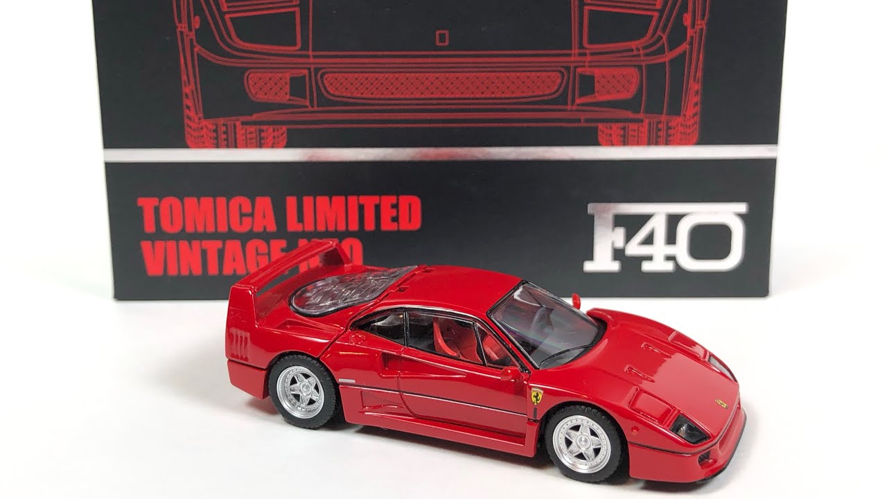 The Ferrari F40 Tomica Limited Vintage Neo is Pretty Amazing - YouTube