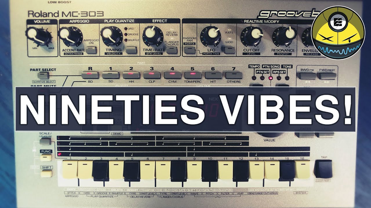 Unlocking '90s Magic: Grooving with the Roland MC-303! - YouTube