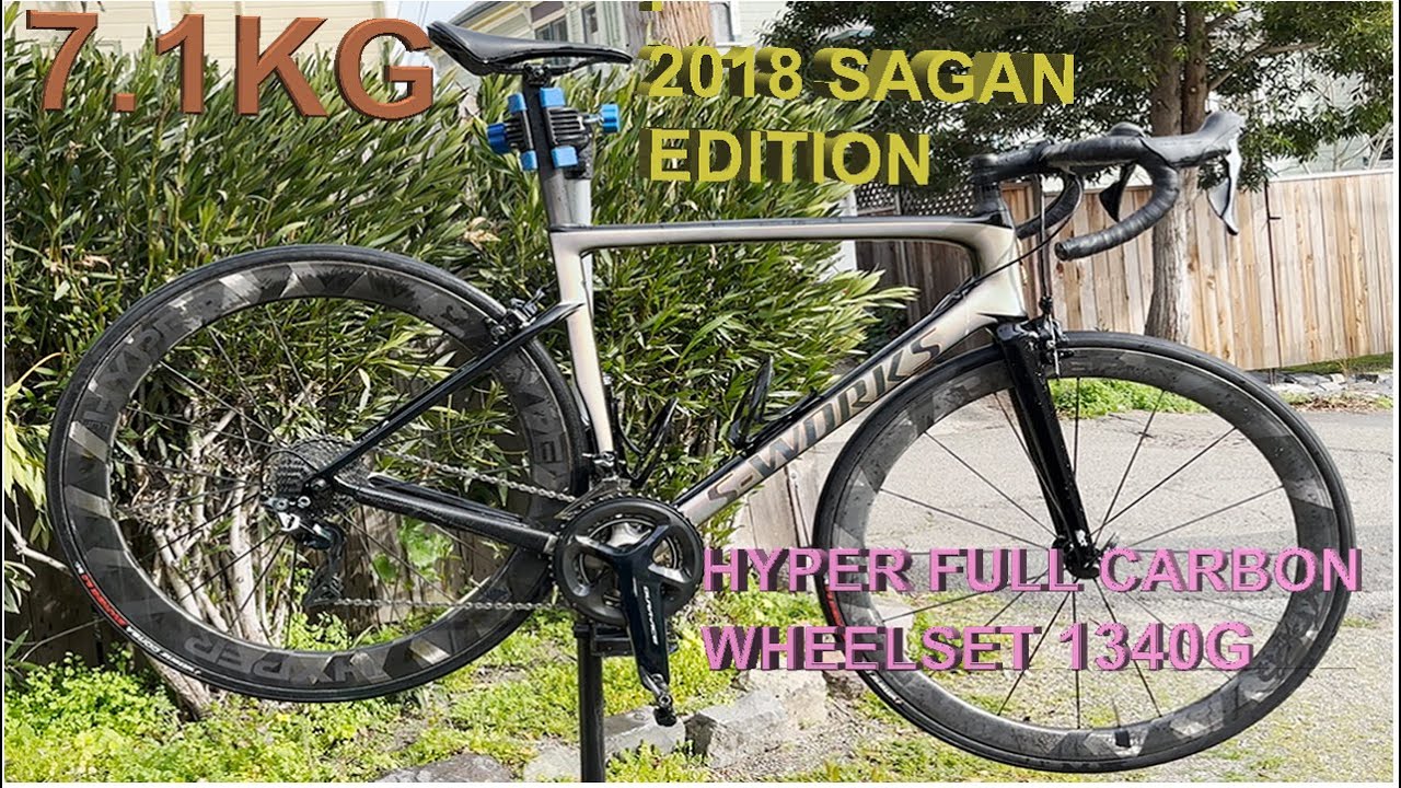 S-Work Tarmac SL6 Sagan Edition + 2023 Hyper wheels. - YouTube