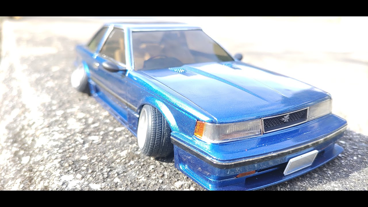 アオシマ プラモデル製作 1/24 グラチャン No.14 10ソアラ 完成 - YouTube