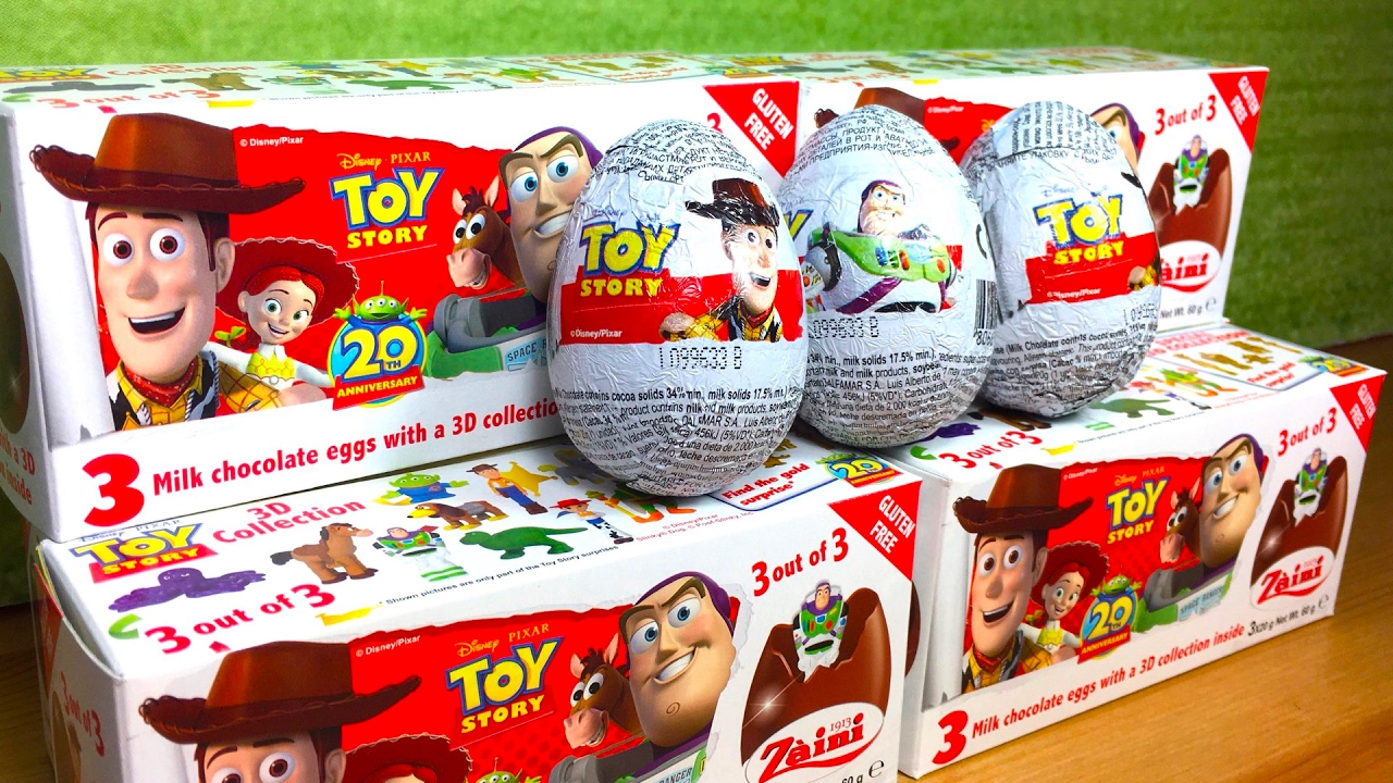 トイストーリー チョコエッグ Part3 18個開封！シークレット出るか