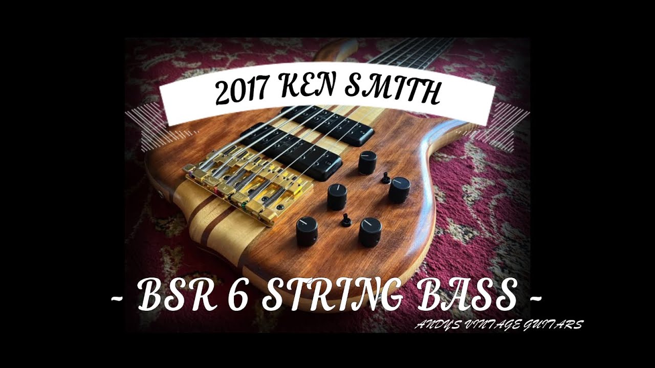 2007 Ken Smith BSR6 6 string bass with bubinga body - neck | Reverb
