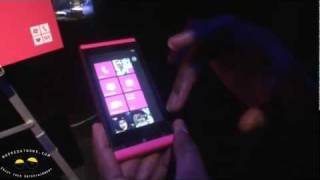 Fujitsu Toshiba IS12T Windows Phone Hands-On - YouTube