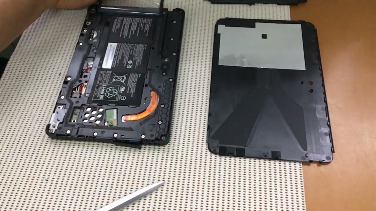 ARROWS Tab Q507 Battery exchange, ARROWS Tab Q507 バッテリー交換