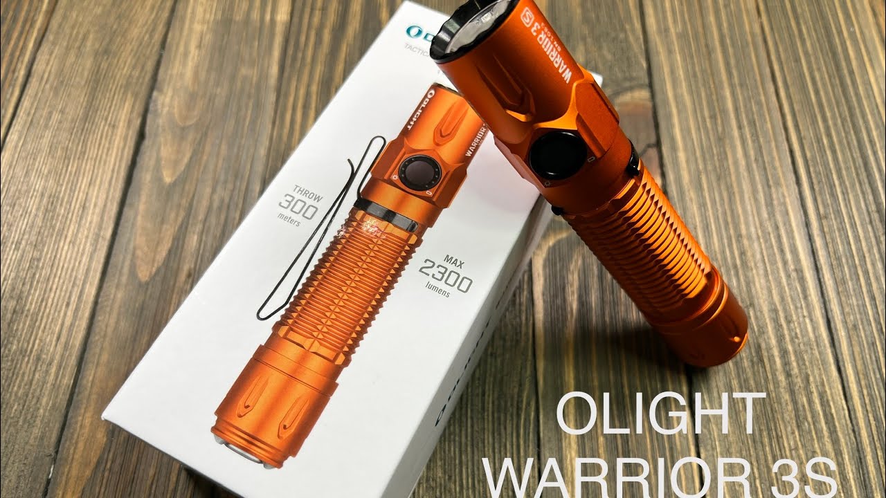 Olight Warrior 3S Orange Limited Edition! Unboxing And First