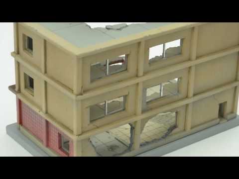 ジオコレ】建物コレクション 解体中の建物A/B - YouTube