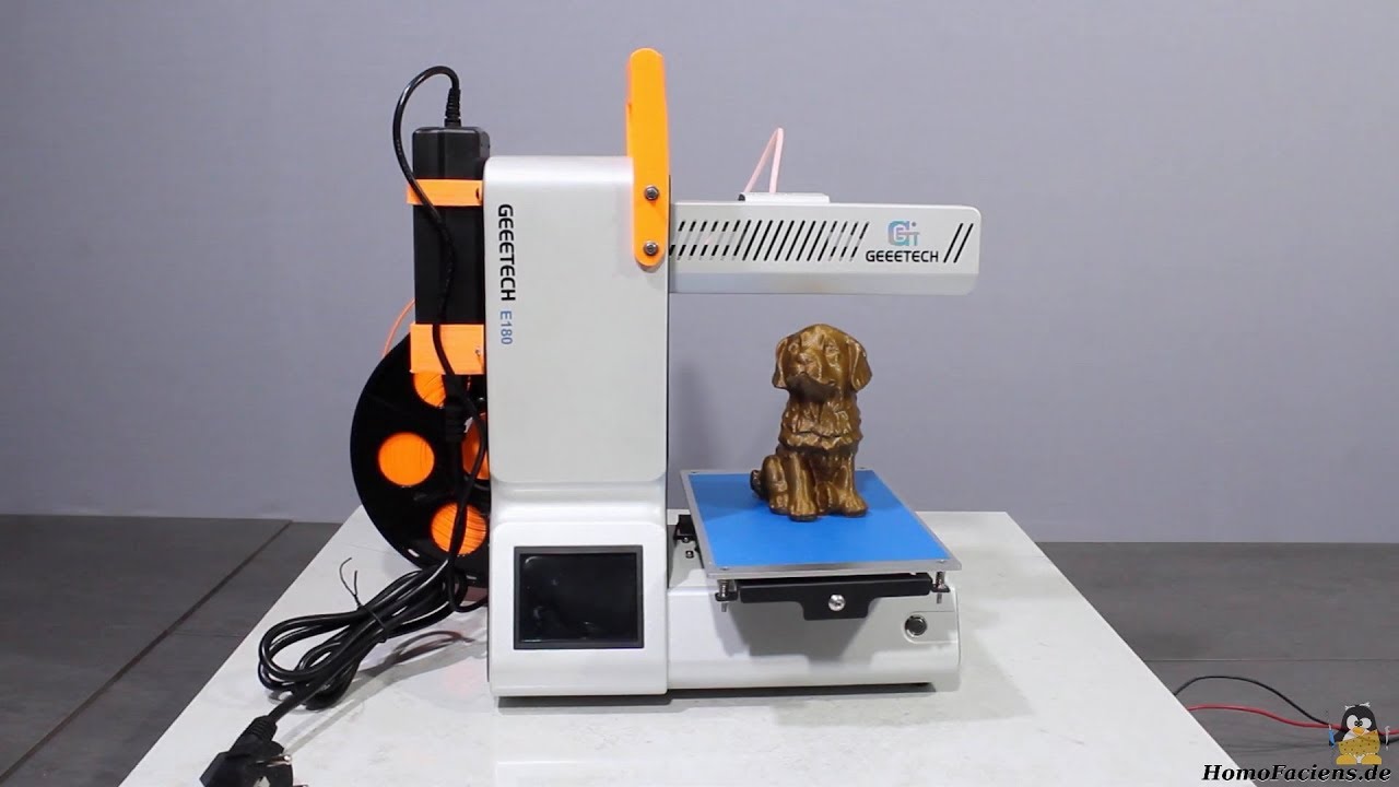 Review of the Geeetech E180 3D printer - YouTube