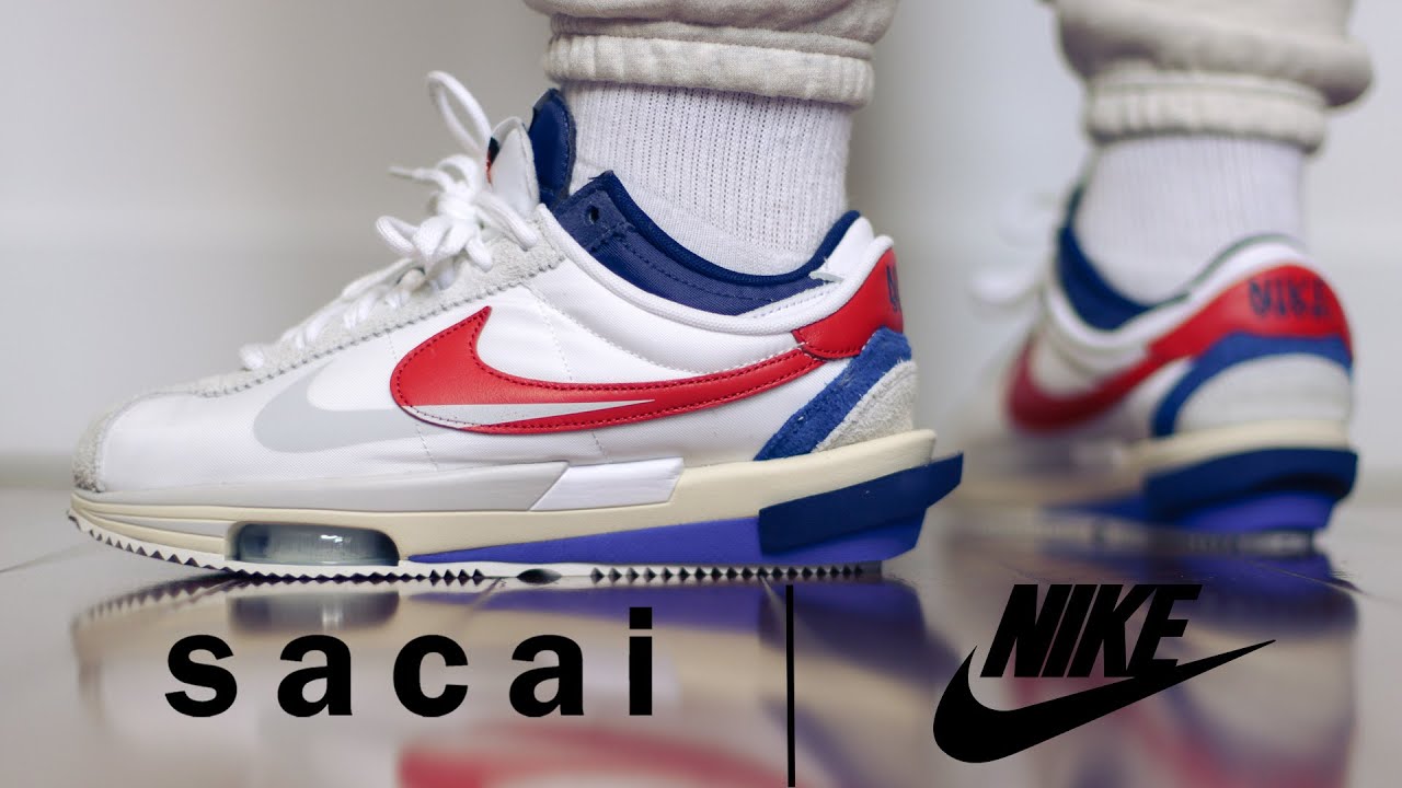 NIKE x SACAI ZOOM CORTEZ 4.0 | REVIEW, SIZING, & ON-FOOT - YouTube