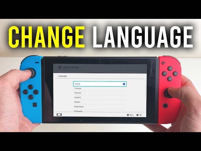 How To Change Language On Nintendo Switch (Back To English) - Full