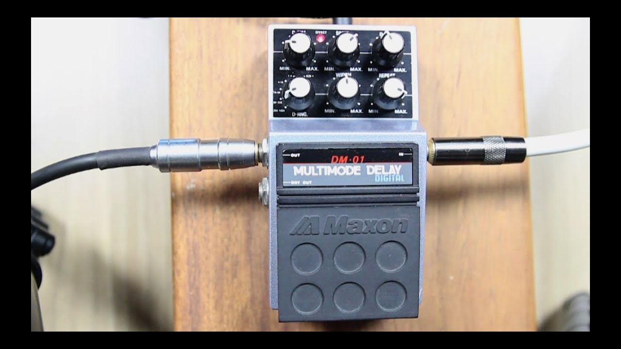 Maxon DM-01 Multimode Digital Delay - YouTube
