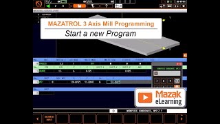 MAZATROL Programming Briefs - Basic 3-Axis Mill Programming - YouTube