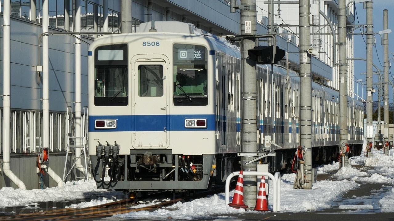 東武東上線 8000系 81120F 南栗橋入場】東武 8000系 ラストナンバー