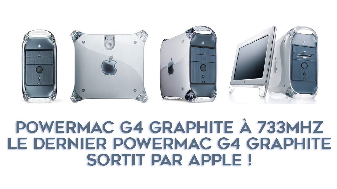 PowerMac G4 Graphite at 733Mhz: the latest PowerMac G4 Graphite