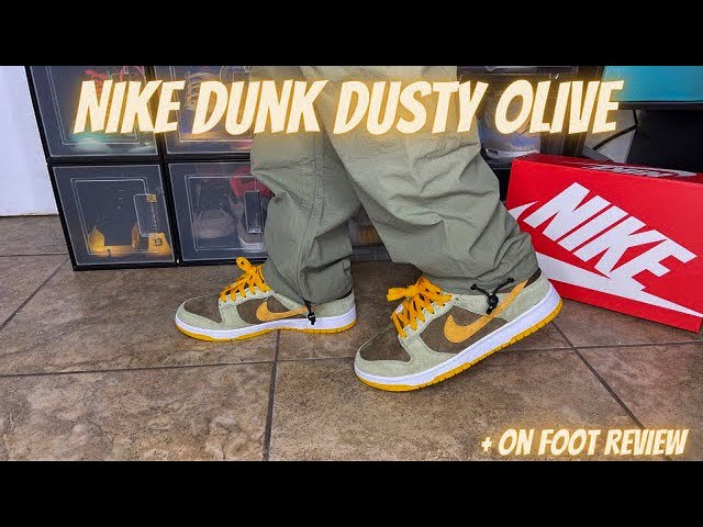 Nike Dunk Low Dusty Olive 2023 Review + On Foot Review & Sizing