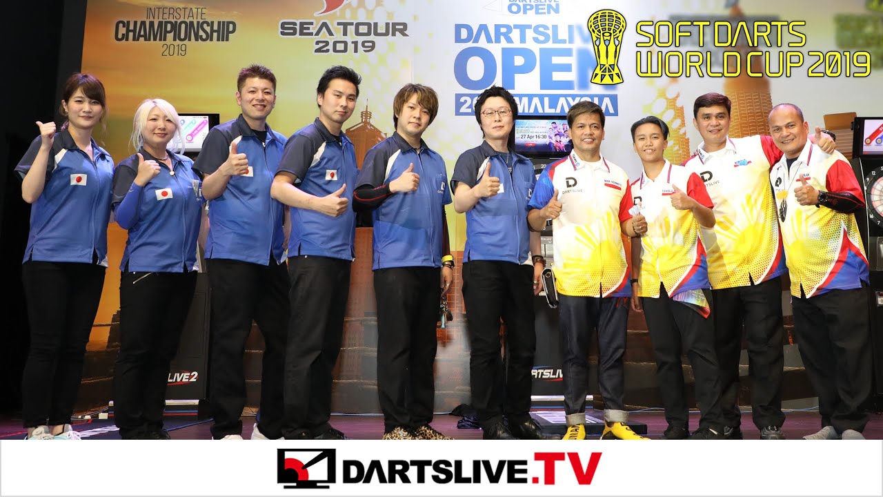 JAPAN vs PHILIPPINES】Moments from SOFT DARTS WORLD CUP - YouTube