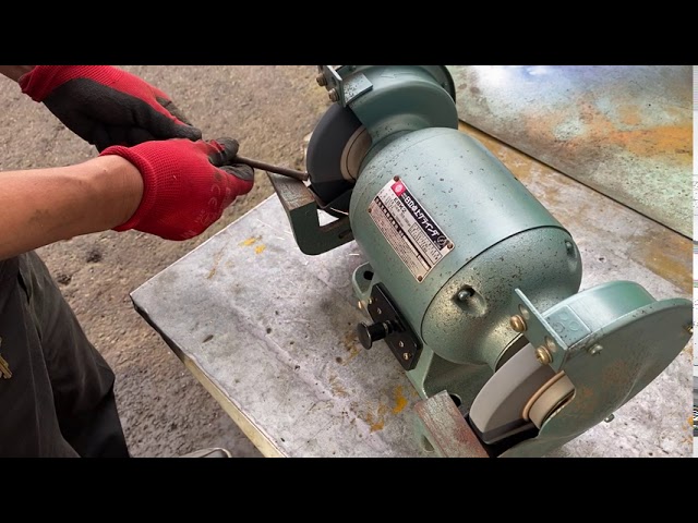 日立卓上グラインダ EBK2 150mm - YouTube