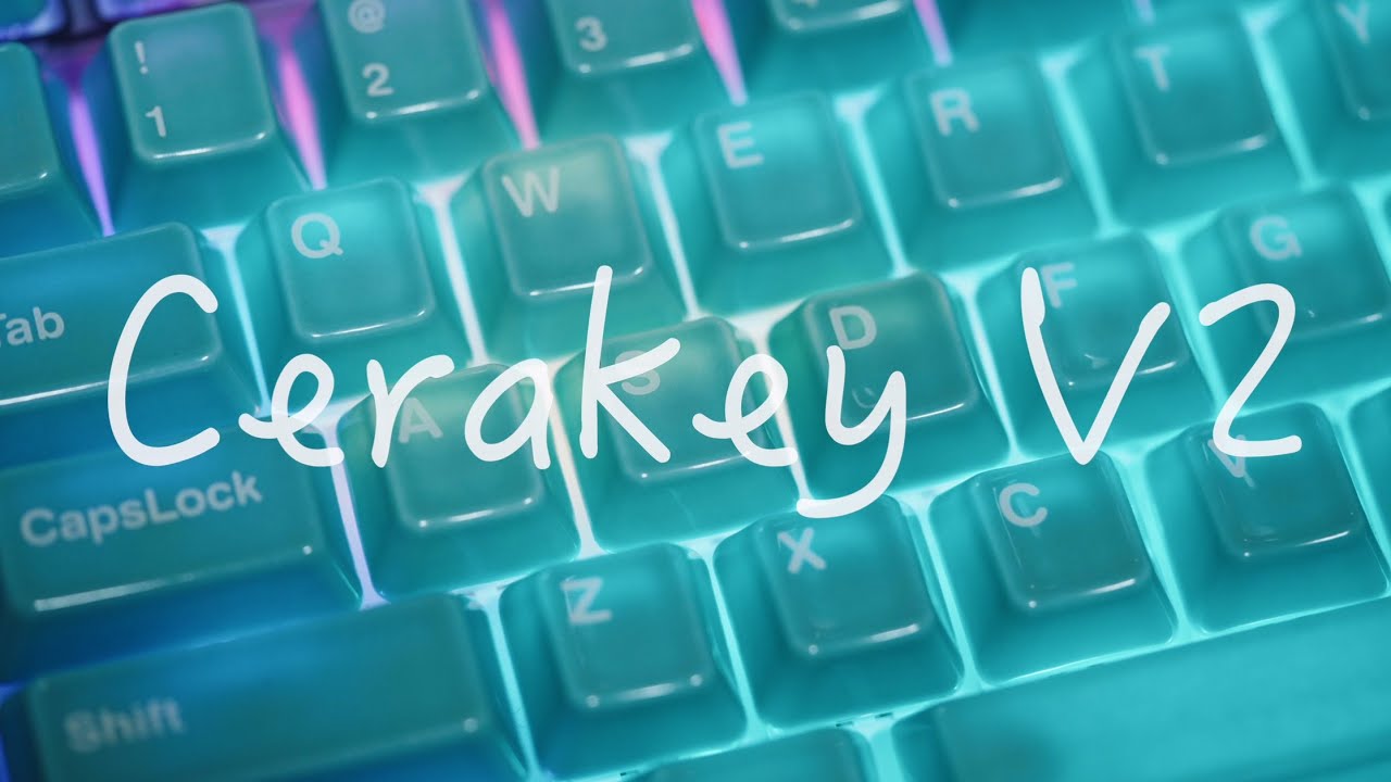 セラミックキーキャップが進化した Cerakey V2 - YouTube