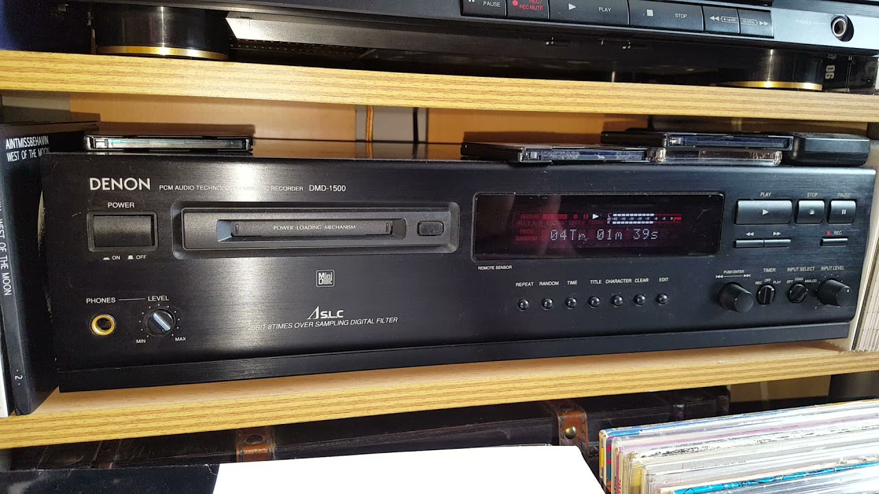 Denon DMD 1500 Mini Disc Recorder - YouTube