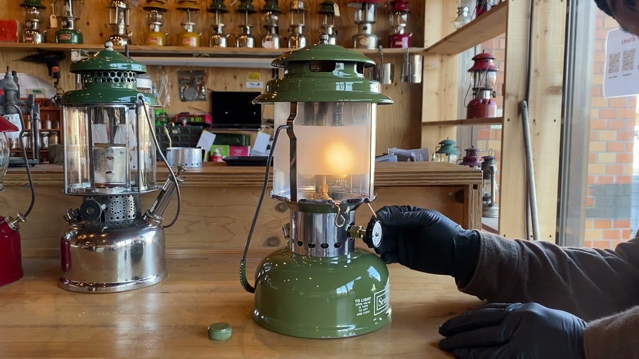 Mar.1973 SEARS 72242 点火動画 vintage lantern Ignition video