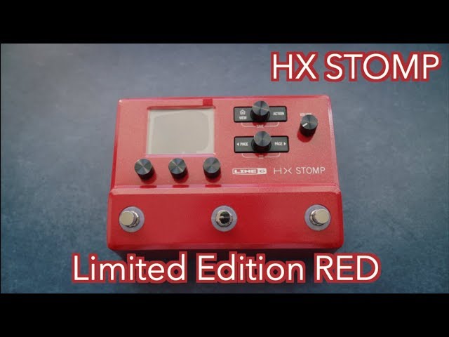 RED HX Stomp Unboxing! (Limited Edition) - YouTube