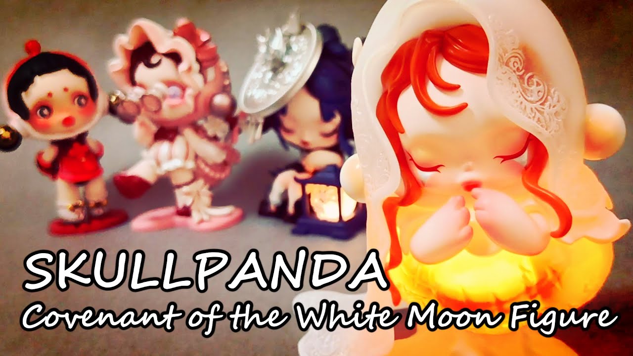 POPMART】SKULLPANDAのCovenant of the White Moon Figure 2025