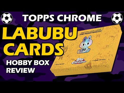 2025 Topps Chrome Labubu Trading Cards Hobby Box Review - YouTube