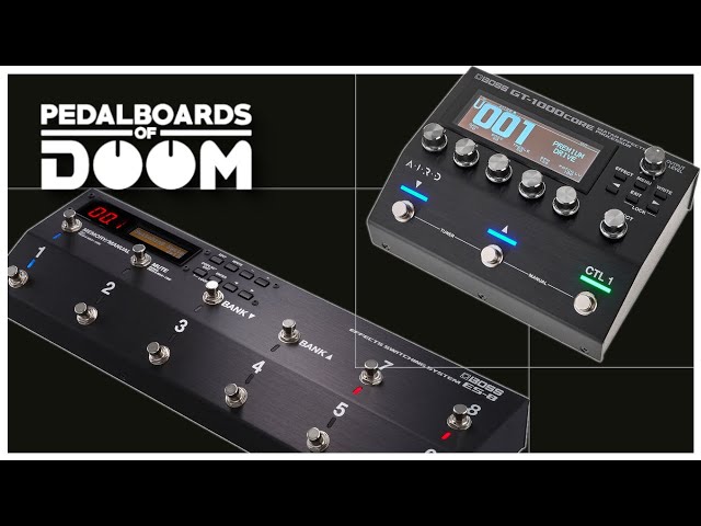 Boss GT 1000 CORE Tuner via Midi - Pedalboards of Doom - YouTube
